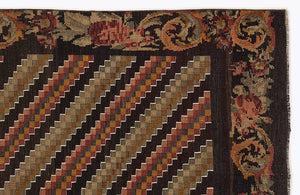 Karabakh Over Dyed Kilim Rug 4'10'' x 10'4'' ft 147 x 315 cm