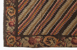 Karabakh Over Dyed Kilim Rug 4'10'' x 10'4'' ft 147 x 315 cm