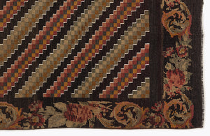 Karabakh Over Dyed Kilim Rug 4'10'' x 10'4'' ft 147 x 315 cm