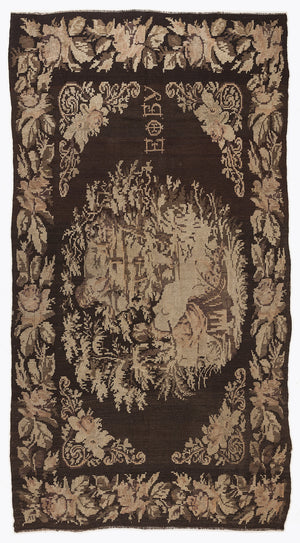 Karabakh Over Dyed Kilim Rug 5'6'' x 10'2'' ft 168 x 310 cm