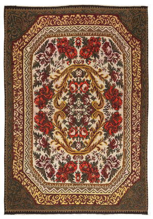 Karabakh Over Dyed Kilim Rug 7'0'' x 10'2'' ft 214 x 310 cm