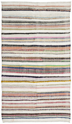 Chaput Over Dyed Kilim Rug 5'1'' x 9'6'' ft 155 x 290 cm