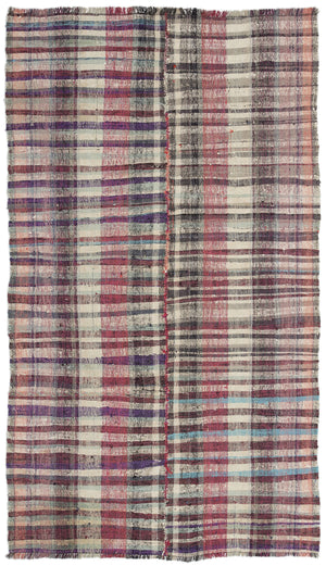 Chaput Over Dyed Kilim Rug 4'8'' x 8'1'' ft 141 x 247 cm