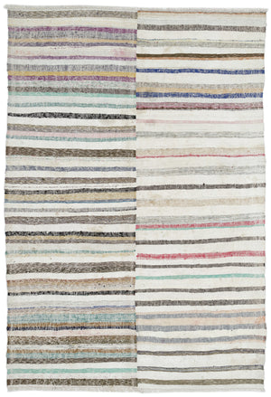 Chaput Over Dyed Kilim Rug 6'3'' x 9'2'' ft 191 x 280 cm