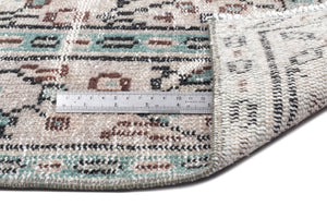 Naturel Over Dyed Vintage Rug 5'11'' x 9'2'' ft 180 x 280 cm