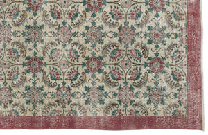 Retro Over Dyed Vintage Rug 5'11'' x 9'8'' ft 180 x 295 cm