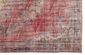 Naturel Over Dyed Vintage Rug 5'10'' x 9'6'' ft 179 x 290 cm