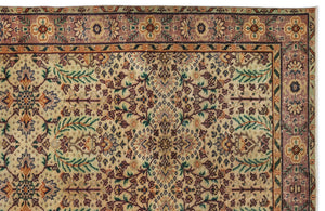 Naturel Over Dyed Vintage Rug 5'7'' x 9'4'' ft 170 x 285 cm