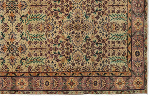 Naturel Over Dyed Vintage Rug 5'7'' x 9'4'' ft 170 x 285 cm