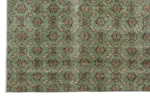 Retro Over Dyed Vintage Rug 6'1'' x 9'2'' ft 186 x 280 cm