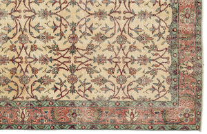 Naturel Over Dyed Vintage Rug 5'4'' x 9'3'' ft 162 x 283 cm