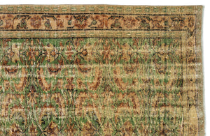 Naturel Over Dyed Vintage Rug 5'10'' x 9'7'' ft 178 x 291 cm