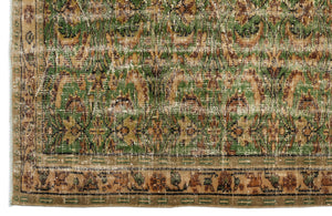 Naturel Over Dyed Vintage Rug 5'10'' x 9'7'' ft 178 x 291 cm