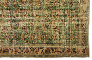 Naturel Over Dyed Vintage Rug 5'10'' x 9'7'' ft 178 x 291 cm