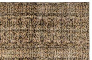 Naturel Over Dyed Vintage Rug 5'3'' x 9'1'' ft 160 x 277 cm