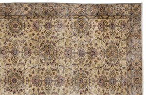 Naturel Over Dyed Vintage Rug 5'5'' x 8'11'' ft 165 x 272 cm