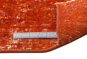 Orange Over Dyed Vintage XLarge Rug 9'5'' x 12'6'' ft 288 x 380 cm
