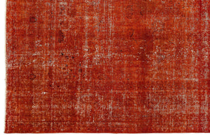 Orange Over Dyed Vintage XLarge Rug 9'5'' x 12'6'' ft 288 x 380 cm