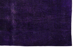 Purple Over Dyed Vintage XLarge Rug 9'9'' x 12'7'' ft 298 x 384 cm