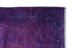 Purple Over Dyed Vintage XLarge Rug 9'6'' x 12'6'' ft 290 x 380 cm