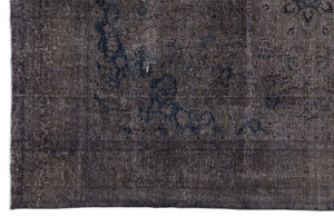 Gray Over Dyed Vintage XLarge Rug 9'5'' x 12'10'' ft 288 x 390 cm