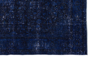 Blue Over Dyed Vintage XLarge Rug 9'10'' x 12'11'' ft 300 x 394 cm