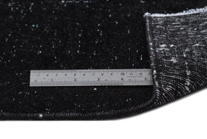 Black Over Dyed Vintage XLarge Rug 9'10'' x 12'9'' ft 299 x 388 cm