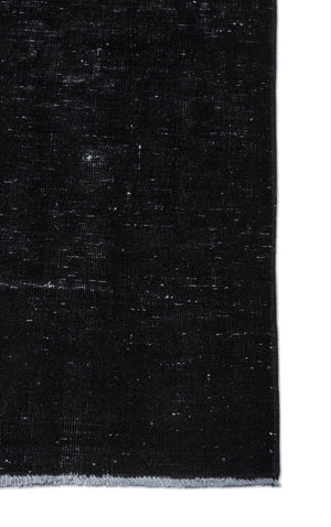 Black Over Dyed Vintage XLarge Rug 9'10'' x 12'9'' ft 299 x 388 cm