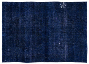 Blue Over Dyed Vintage XLarge Rug 9'4'' x 13'1'' ft 284 x 400 cm