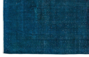 Turquoise Over Dyed Vintage XLarge Rug 9'9'' x 13'2'' ft 298 x 401 cm