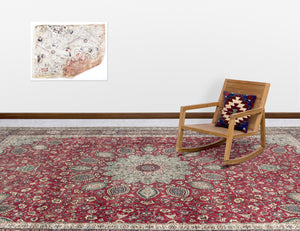 Naturel Over Dyed Vintage XLarge Rug 9'2'' x 12'6'' ft 280 x 382 cm