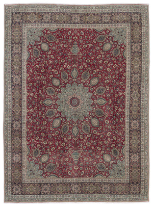 Naturel Over Dyed Vintage XLarge Rug 9'2'' x 12'6'' ft 280 x 382 cm