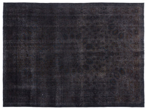 Gray Over Dyed Vintage XLarge Rug 9'7'' x 13'1'' ft 293 x 400 cm