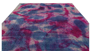 Retro Design Over Dyed Vintage XLarge Rug 9'5'' x 12'11'' ft 286 x 394 cm