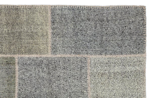 Mixed Over Dyed Kilim Patchwork Unique Rug 5'3'' x 7'7'' ft 160 x 230 cm