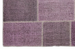 Mixed Over Dyed Kilim Patchwork Unique Rug 5'3'' x 7'7'' ft 160 x 230 cm