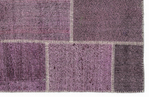 Mixed Over Dyed Kilim Patchwork Unique Rug 5'3'' x 7'7'' ft 160 x 230 cm