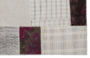 Karabakh Over Dyed Kilim Patchwork Unique Rug 5'3'' x 7'7'' ft 160 x 230 cm