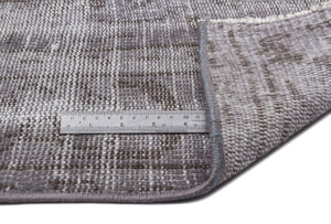 Gray Over Dyed Vintage Rug 5'9'' x 8'11'' ft 175 x 272 cm