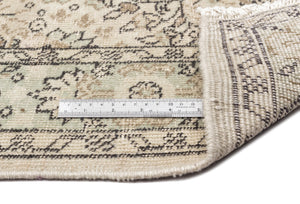 Beige Over Dyed Vintage Rug 5'12'' x 9'7'' ft 182 x 293 cm