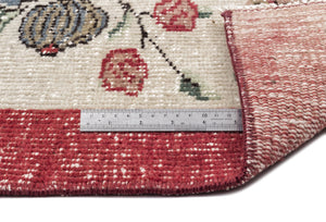 Naturel Over Dyed Vintage Rug 5'10'' x 9'3'' ft 177 x 283 cm