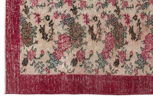 Naturel Over Dyed Vintage Rug 6'5'' x 9'8'' ft 195 x 294 cm