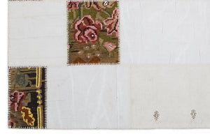 Karabakh Over Dyed Kilim Patchwork Unique Rug 5'3'' x 7'7'' ft 160 x 230 cm