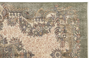 Naturel Over Dyed Vintage Rug 5'6'' x 9'6'' ft 168 x 290 cm