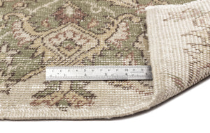 Beige Over Dyed Vintage Rug 5'9'' x 8'9'' ft 175 x 266 cm