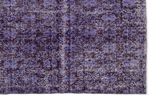 Retro Over Dyed Vintage Rug 6'10'' x 10'8'' ft 208 x 324 cm
