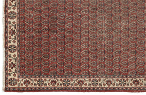 Naturel Over Dyed Vintage Rug 3'12'' x 7'1'' ft 121 x 217 cm