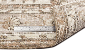 Beige Over Dyed Vintage Rug 6'4'' x 10'2'' ft 194 x 310 cm