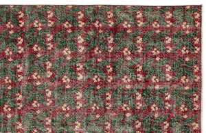 Retro Over Dyed Vintage Rug 5'11'' x 9'2'' ft 181 x 280 cm