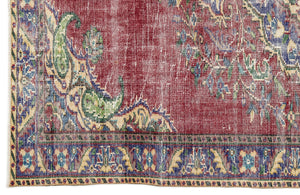 Naturel Over Dyed Vintage Rug 5'10'' x 9'5'' ft 177 x 286 cm